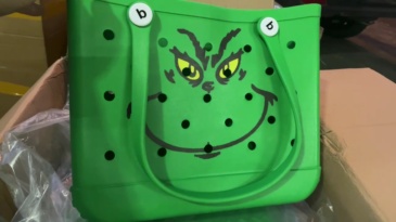 RTS Halloween Beach EVA Grinch Bag Basket for Halloween for Kids Free Shipping by Sea (5PCS/10PCS)