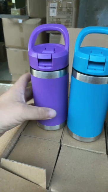NEW China RTS Stainless Steel 12oz YT Kids Tumblers with Handle Lid Free Shipping (25PCS/50PCS)