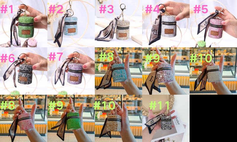 NEW Mini Bags with Key-chain Lip Bags Keychain Free Shipping (25pcs/50pcs)
