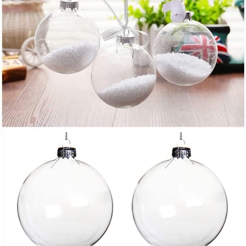 RTS Christmas Acrylic Ball 2''/3''/4'' Ornament Tree Ball Pendant Free Shipping (25PCS/50pcs)