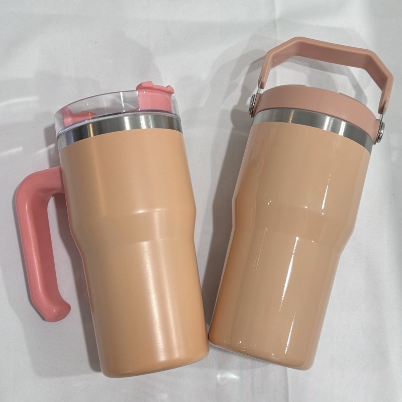 NEW US RTS Sublimation Macarons 20oz Kids Tumblers with Carry Handle Free Shipping (25PCS)