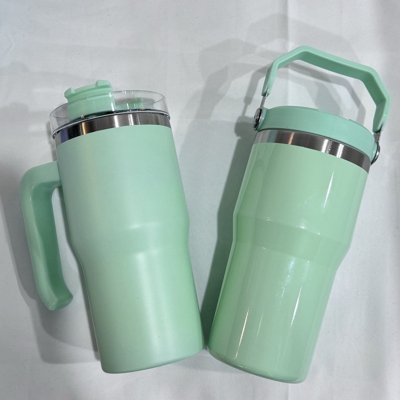 NEW US RTS Sublimation Macarons 20oz Kids Tumblers with Carry Handle Free Shipping (25PCS)