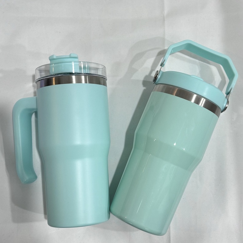 NEW US RTS Sublimation Macarons 20oz Kids Tumblers with Carry Handle Free Shipping (25PCS)
