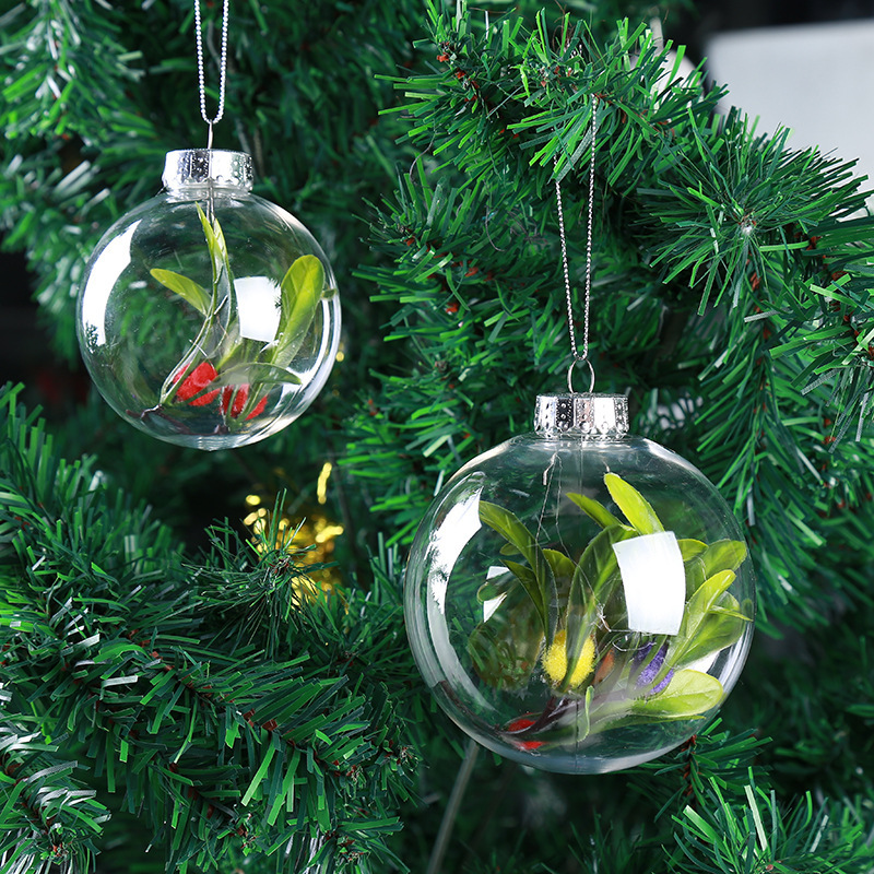 RTS Christmas Acrylic Ball 2''/3''/4'' Ornament Tree Ball Pendant Free Shipping (25PCS/50pcs)