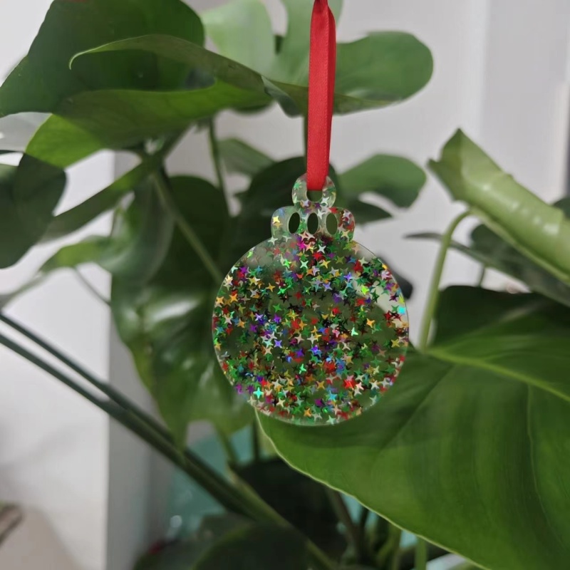 RTS  Glitter acrylic pendant  for Wraps Gift Free Shipping (50pcs/60PCS)