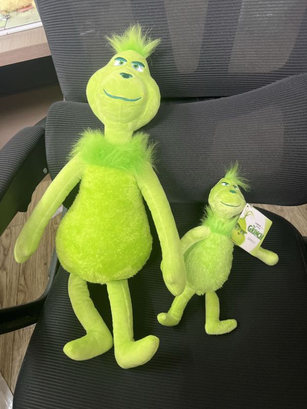 NEW RTS Grinch Doll with Sublimation Cloth Gift Decoration Free Shipping  (10PCS)