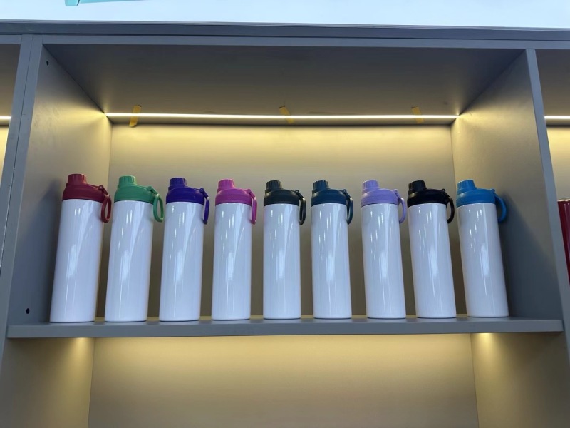 China RTS 20oz Sublimation Sport Tumbler Skinny with Colorful Handle (25PCS)
