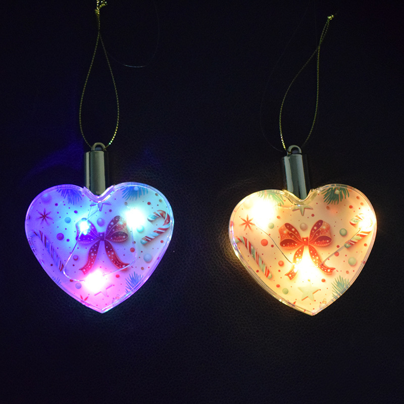 RTS Sublimation Blank Acrylic Lamp Light Christmas Pendant Decoration Free Shipping (20PCS/30PCS)