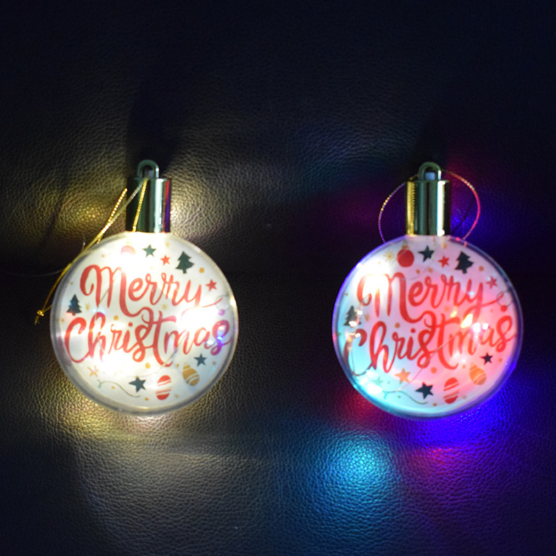 RTS Sublimation Blank Acrylic Lamp Light Christmas Pendant Decoration Free Shipping (20PCS/30PCS)