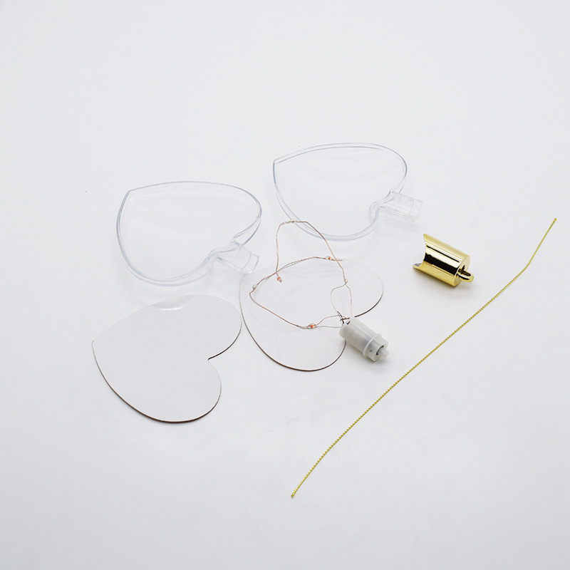 RTS Sublimation Blank Acrylic Lamp Light Christmas Pendant Decoration Free Shipping (20PCS/30PCS)