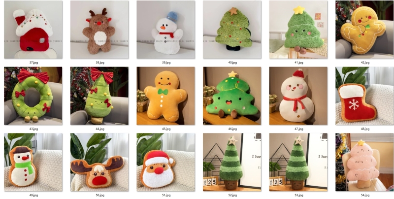 NEW RTS 16inch Christmas Stuffed Plush Doll Gifts Decoration Free Shipping (10PCS)