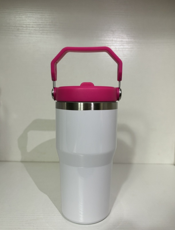 China 20oz Sublimation Kids Tumblers with Flip Lid Handle Free Shipping (25PCS)