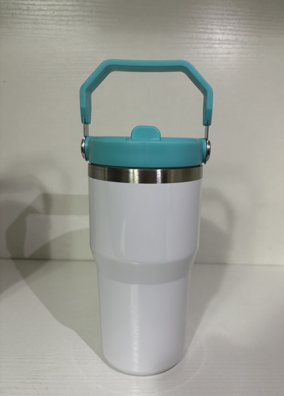 China 20oz Sublimation Kids Tumblers with Flip Lid Handle Free Shipping (25PCS)