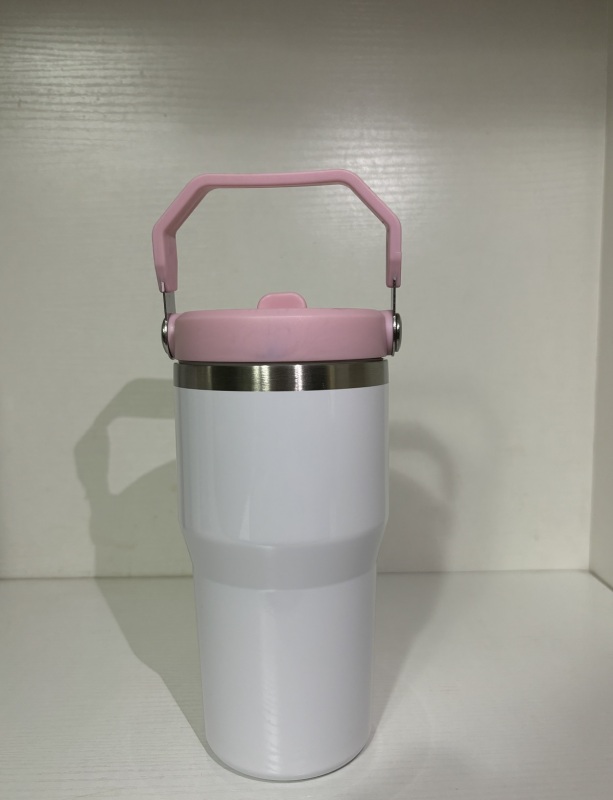 China 20oz Sublimation Kids Tumblers with Flip Lid Handle Free Shipping (25PCS)