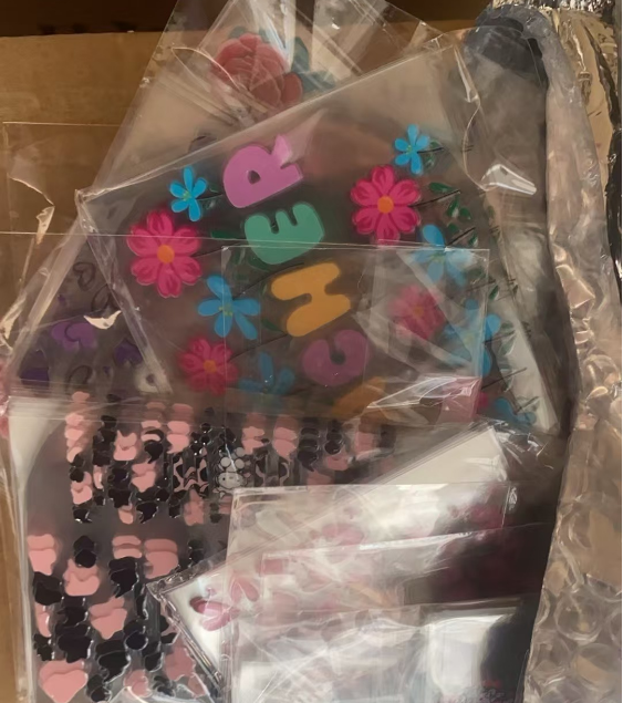 RTS UV DTF Wraps Transfer for Tumbler Keychains Lip Balm Gift Free Shipping (80pcs/160pcs/240pcs/400pcs)