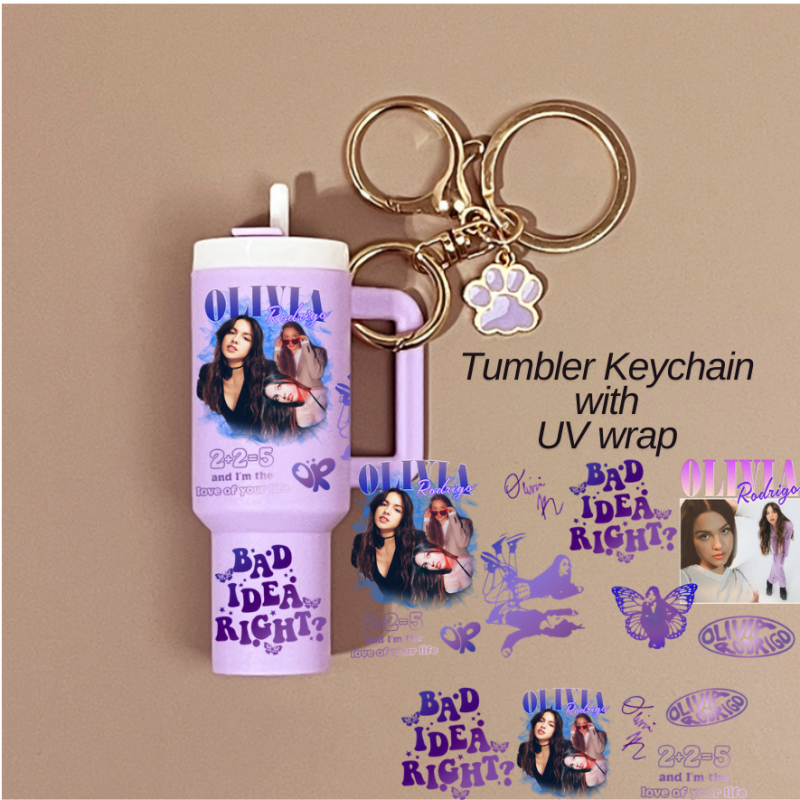 RTS UV DTF Wraps Transfer for Tumbler Keychains Lip Balm Gift Free Shipping (80pcs/160pcs/240pcs/400pcs)
