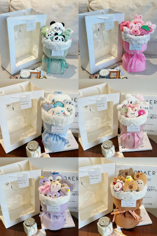 NEW China RTS Vanlentine's Day Plush Doll Bunch Gifts  Free Shipping (15PCS)