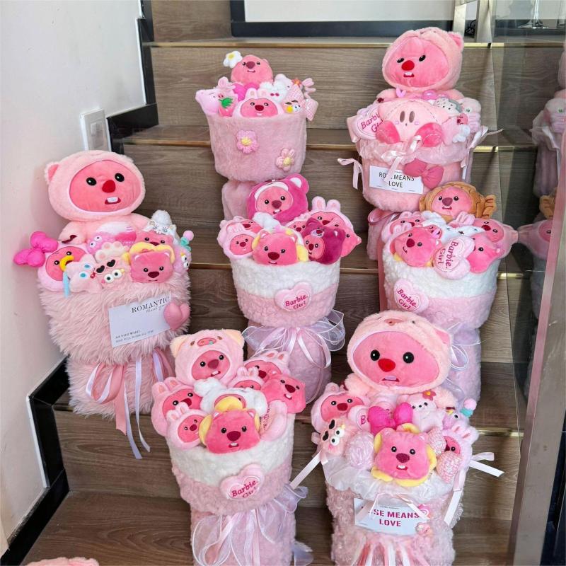 NEW China RTS Vanlentine's Day Plush Doll Bunch Gifts  Free Shipping (15PCS)
