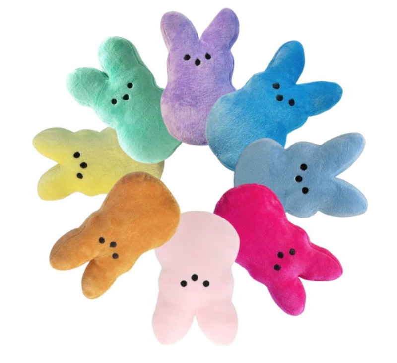 RTS 5.9inch 15cm Sublimation Easter Peeps With or Without Zips Free Shipping (25pcs/50pcs/100pcs)
