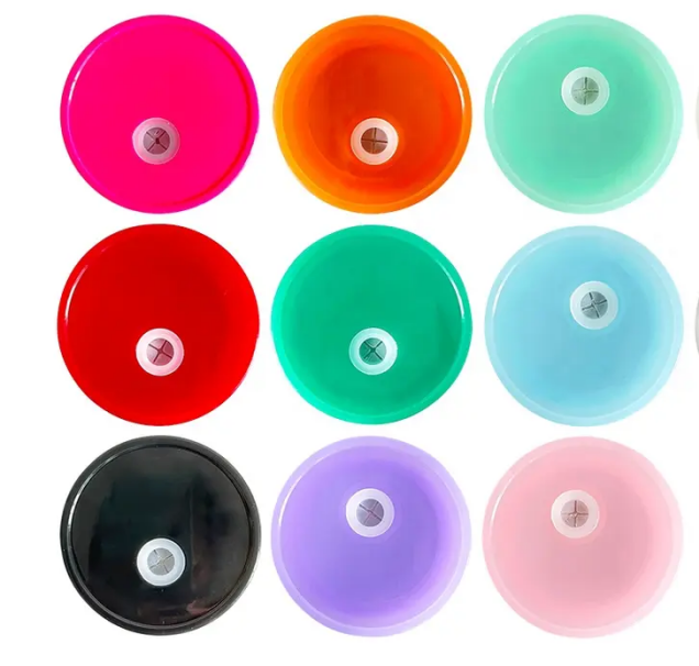 US RTS Colored Plastic Lid for 16oz Libby Can Free Shipping (50PCS/100PCS)