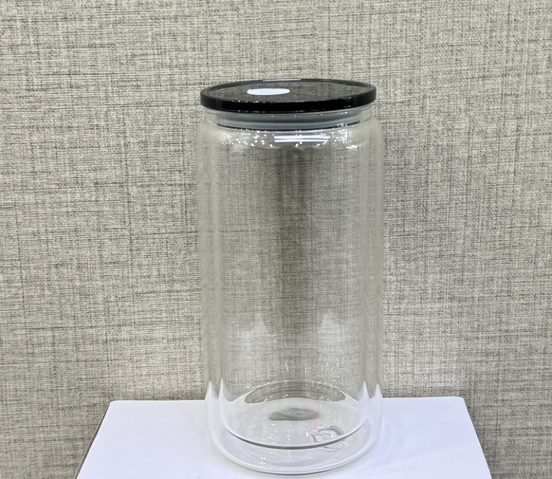 NEW China Warehouse 16oz Acrylic Plastic Snowglobe Can Double Walled Cup Free Shipping (50PCS)