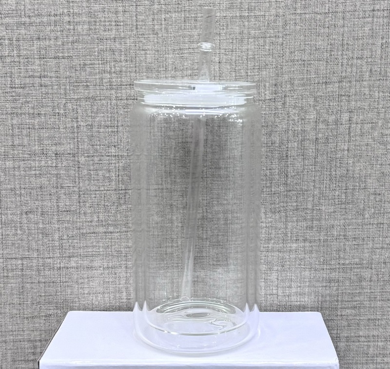 NEW China Warehouse 16oz Acrylic Plastic Snowglobe Can Double Walled Cup Free Shipping (50PCS)