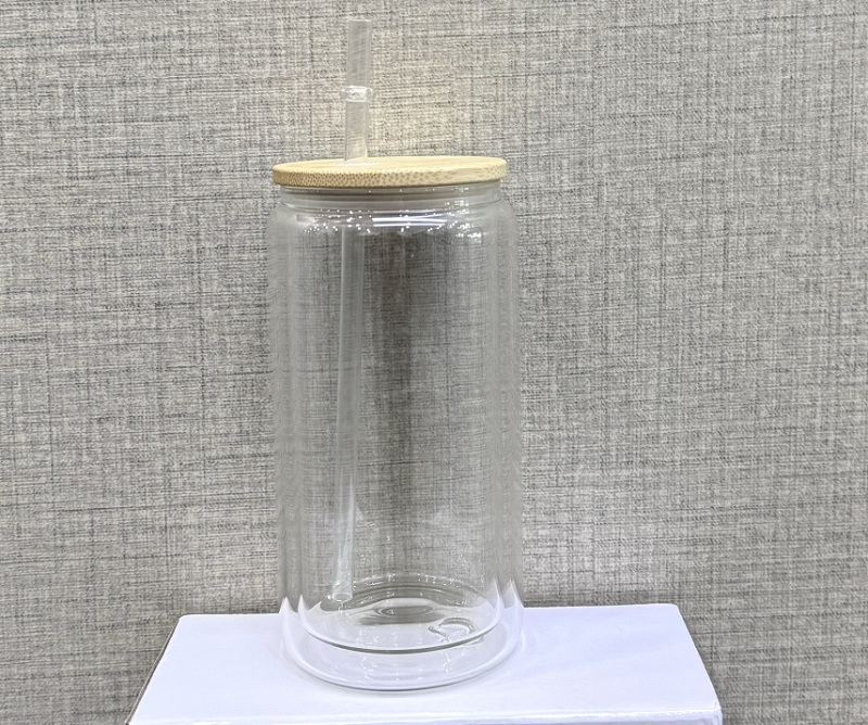 NEW China Warehouse 16oz Acrylic Plastic Snowglobe Can Double Walled Cup Free Shipping (50PCS)