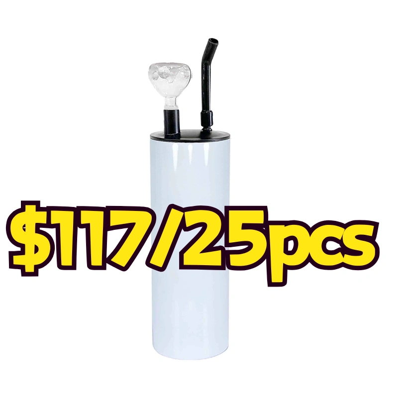 US RTS 20oz Sublimation Hookah Smoke Tumbler Skinny (25PCS)