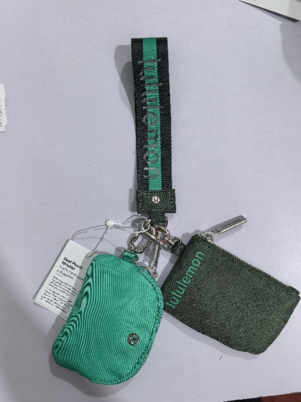 RTS Colorful Fashion Dual Wristlet Pouch with Keychain Coin Purse Wallet Pocket Pouch Free Shipping (25PCS/50PCS)