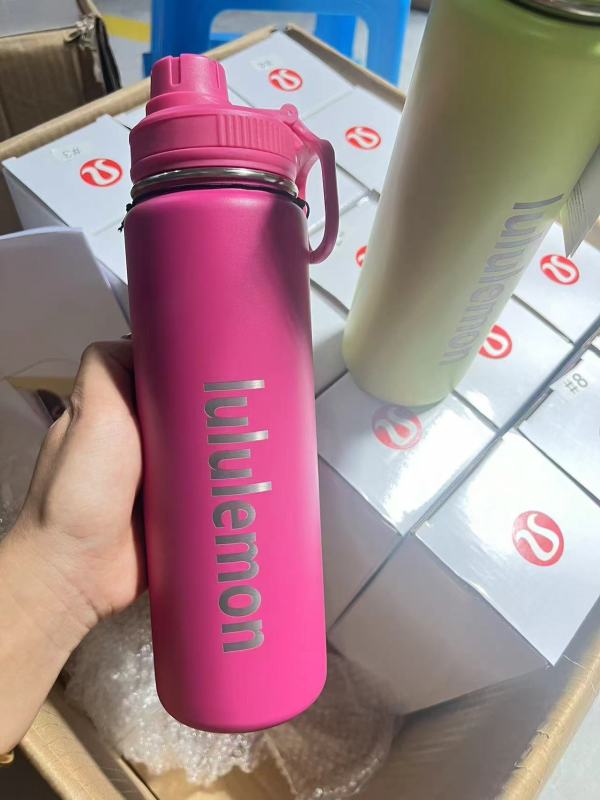 NEW China RTS Stainless Steel LULU 24oz Sport Water Bottle with Handle Lid Free Shipping (25PCS/50PCS)