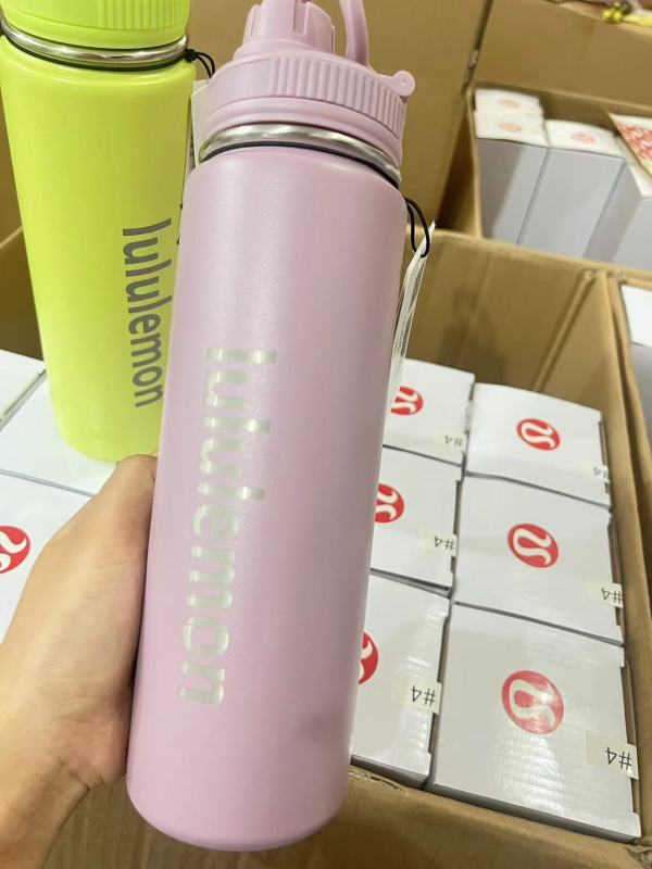 NEW China RTS Stainless Steel LULU 24oz Sport Water Bottle with Handle Lid Free Shipping (25PCS/50PCS)