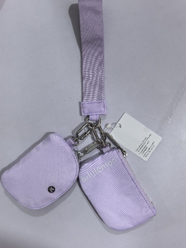 RTS Colorful Fashion Dual Wristlet Pouch with Keychain Coin Purse Wallet Pocket Pouch Free Shipping (25PCS/50PCS)
