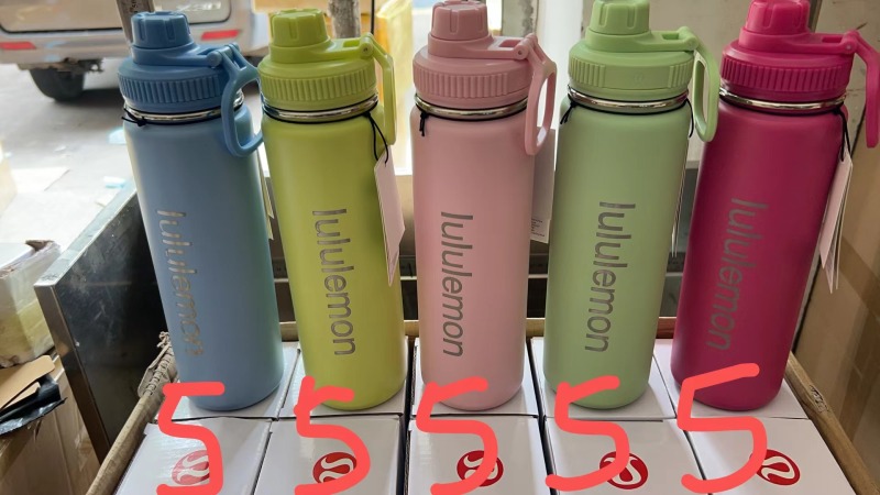 NEW China RTS Stainless Steel LULU 24oz Sport Water Bottle with Handle Lid Free Shipping (25PCS/50PCS)