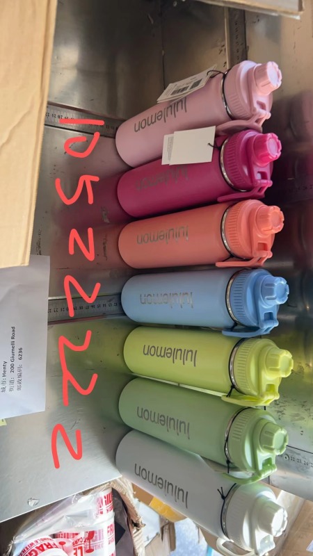 NEW China RTS Stainless Steel LULU 24oz Sport Water Bottle with Handle Lid Free Shipping (25PCS/50PCS)