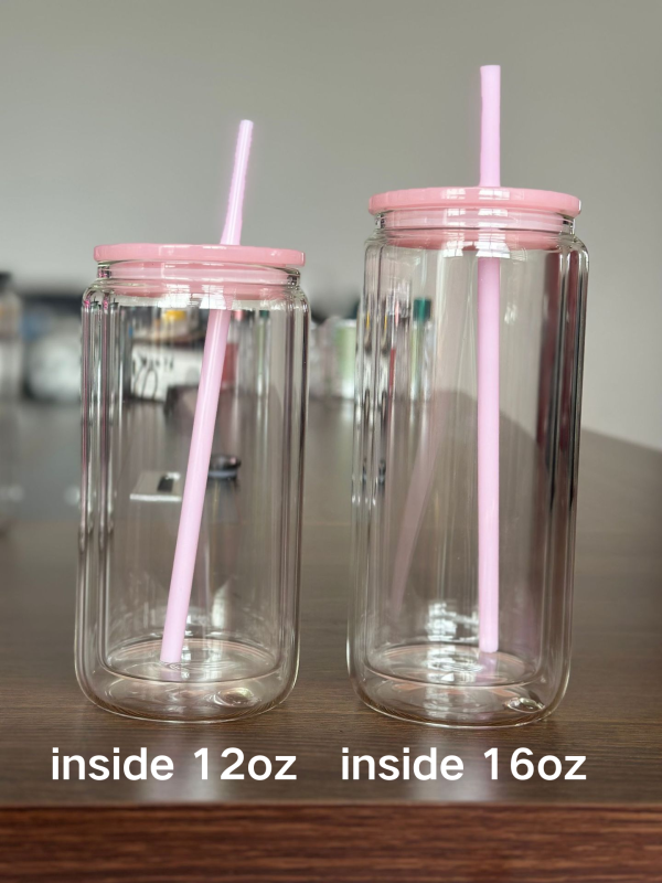 US Warehouse RTS 20oz Acrylic Pre-drilled Snowglobe Tumbler Plastic Double Walled Cup Can Free Shipping (25PCS)