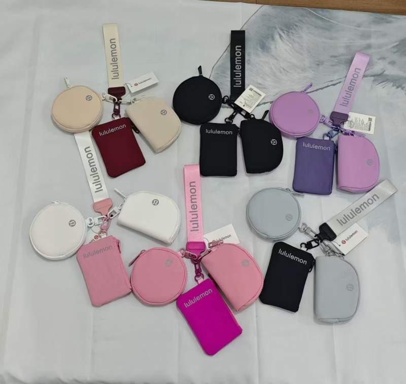 NEW China Lulu 2 in 1 & 3 in 1 Pouch Coin Purse Bag with Keychain Free Shipping (25PCS/50PCS)