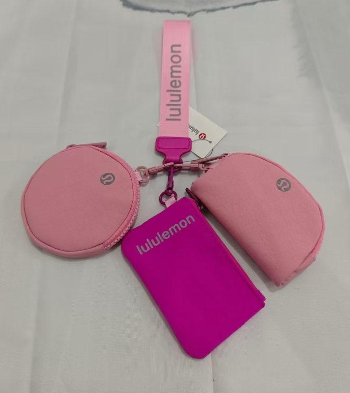 NEW China Lulu 2 in 1 & 3 in 1 Pouch Coin Purse Bag with Keychain Free Shipping (25PCS/50PCS)