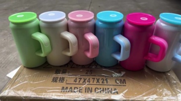 US RTS 16oz Stainless Steel Sublimation Tumbler Can with Handle Free Shipping (25PCS)