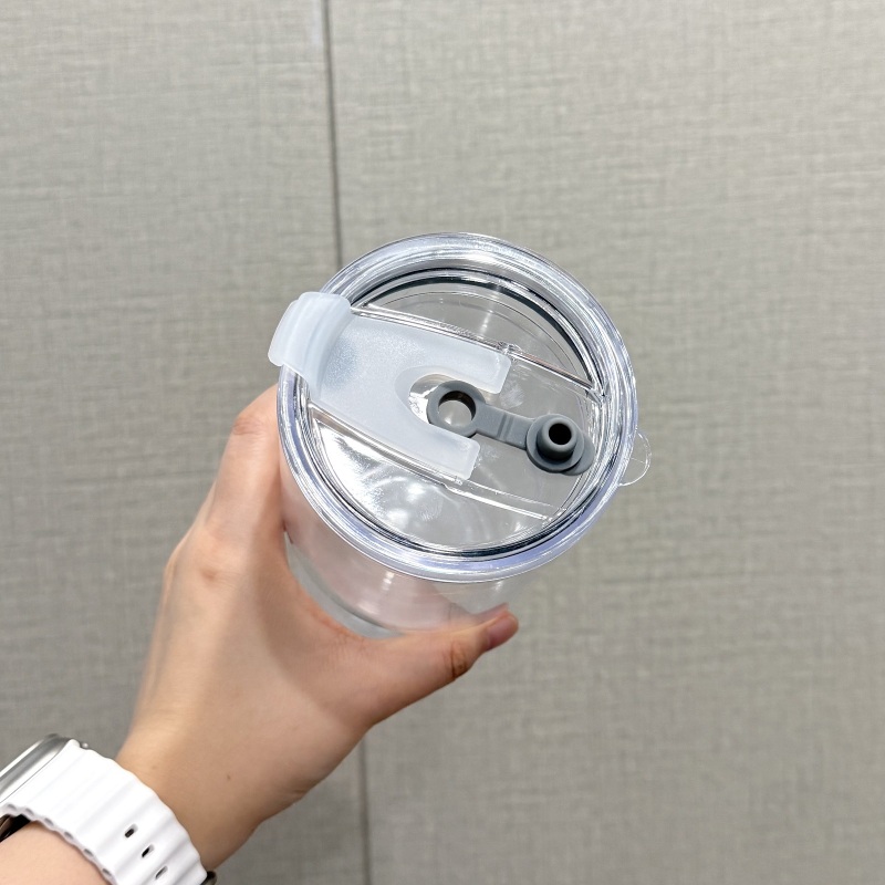 US Warehouse 17oz Pre-drilled Snow Globe Tumbler Acrylic Snowglobe Bottle Cup with Hole & Plug Free Shipping (25PCS)