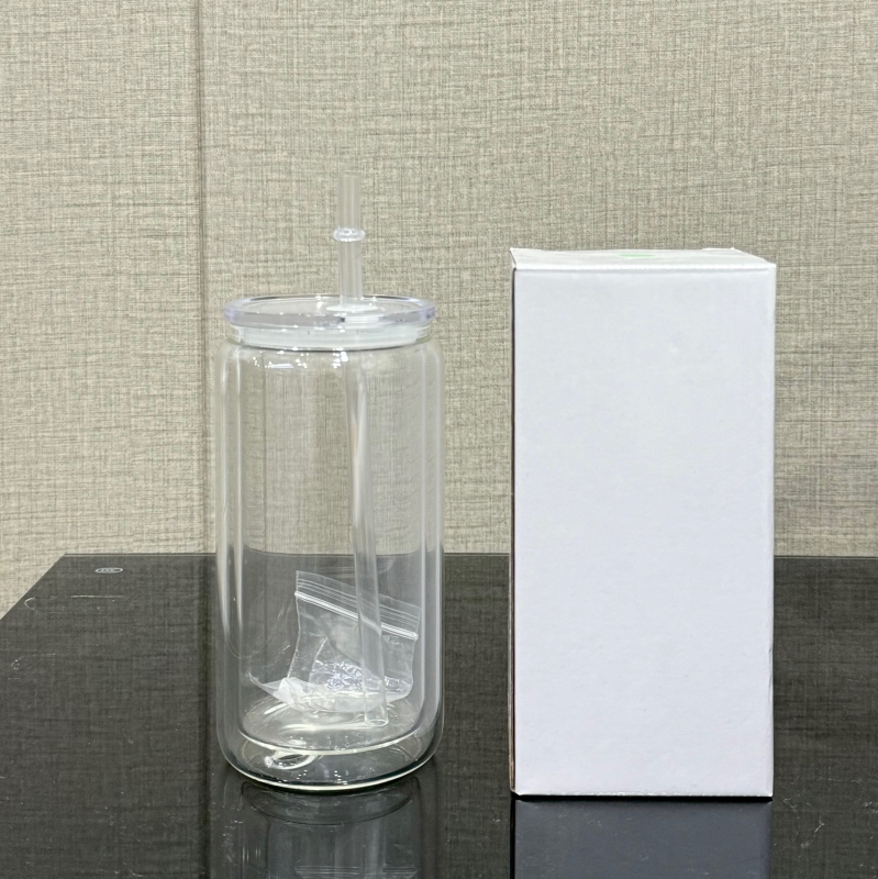 NEW US RTS 16oz/20oz Acrylic Plastic Snowglobe Can Double Walled Cup Free Shipping (25PCS)