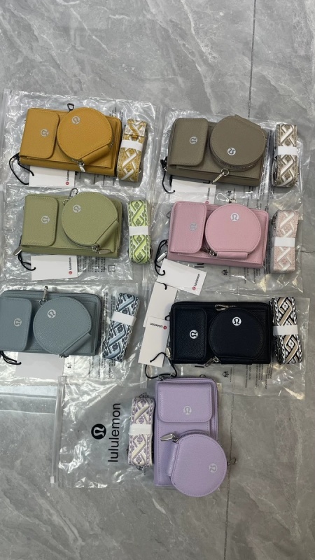 NEW China Lulu Crossbody Dual Bags for Phone Coin Purse Bag  with Belt Free Shipping (10PCS/20PCS)