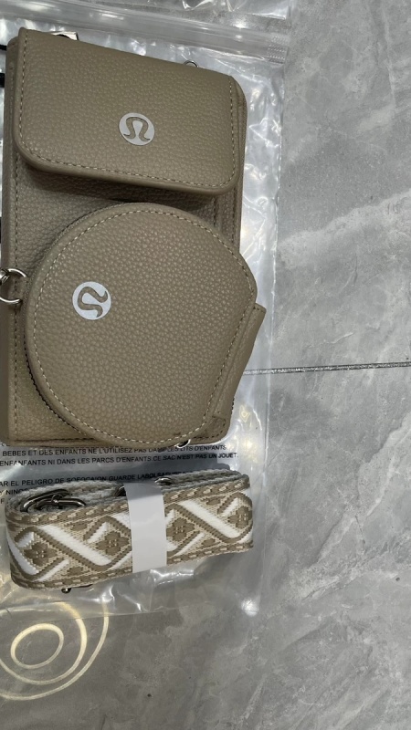 NEW China Lulu Crossbody Dual Bags for Phone Coin Purse Bag  with Belt Free Shipping (10PCS/20PCS)