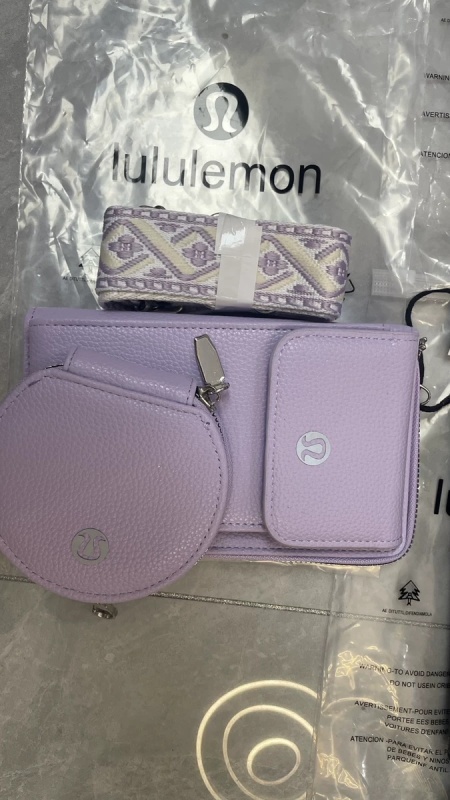 NEW China Lulu Crossbody Dual Bags for Phone Coin Purse Bag  with Belt Free Shipping (10PCS/20PCS)