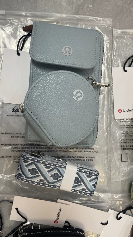 NEW China Lulu Crossbody Dual Bags for Phone Coin Purse Bag  with Belt Free Shipping (10PCS/20PCS)