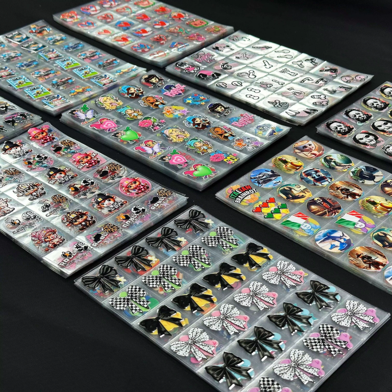 NEW China Warehouse RTS A5 Kiss Cut Wraps UV DTF Wraps Decals Sticker 4pcs per design (40pcs/80pcs)