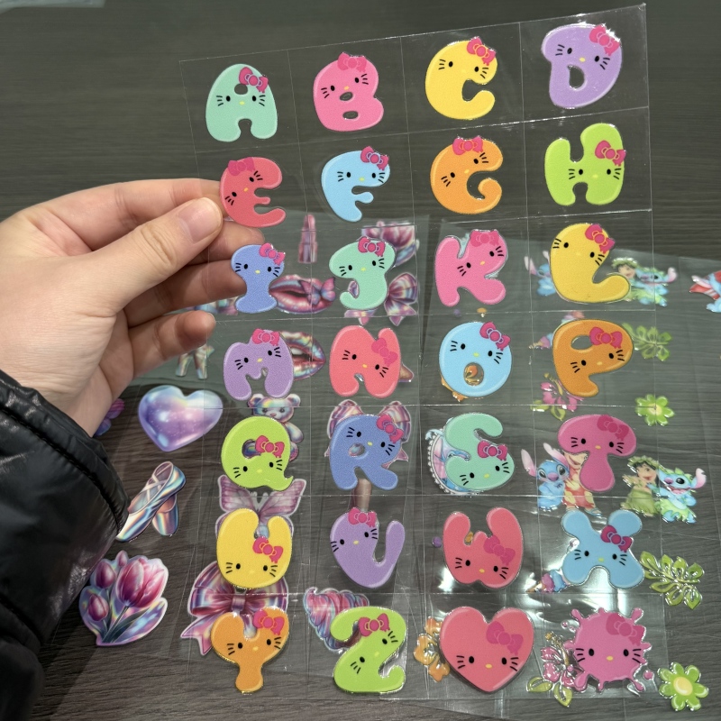 NEW China Warehouse RTS A5 Kiss Cut Wraps UV DTF Wraps Decals Sticker 4pcs per design (40pcs/80pcs)