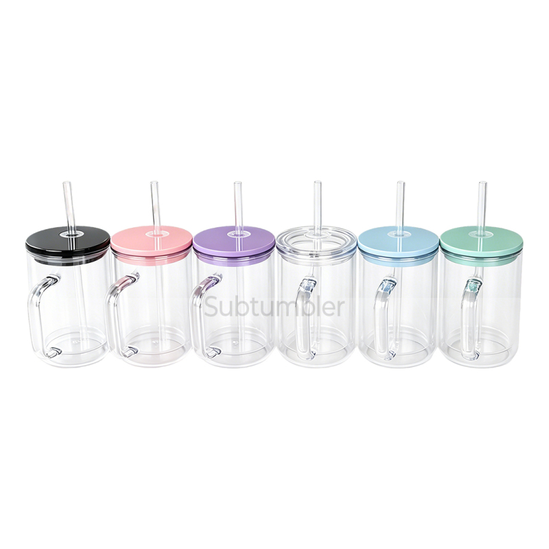 New China Warehouse 17oz Plastic Pre-drilled Snow Globe Mug with Handle Tumbler Acrylic Snowglobe Tumbler Bottle Plastic Cups (with hole & plugs) Free Shipping (25PCS/40PCS))
