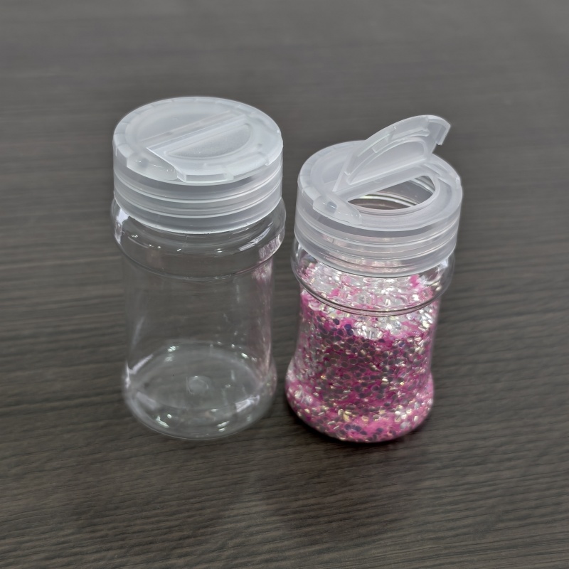 New RTS 60ml 150ml 220ml 100ml/2oz Round Shaker Glitter Shaker Empty Bottle Free Shipping (100pcs)