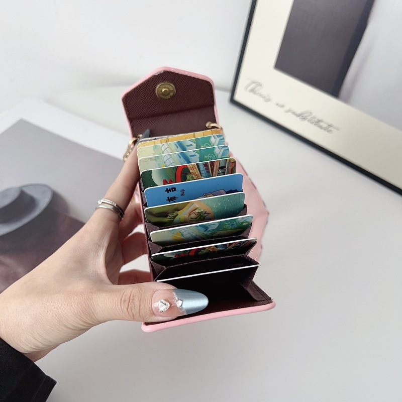 New Women Purse for Card Wallet with Handle Strap for Women Girls Gufts Free Shipping (25PCS/50PCS)