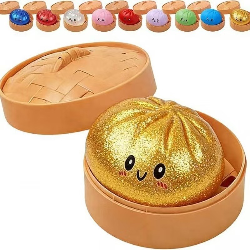 Hot Selling Dumplings Squishy Squeeze Toy Gift Free Shipping (20pcs/40pcs)